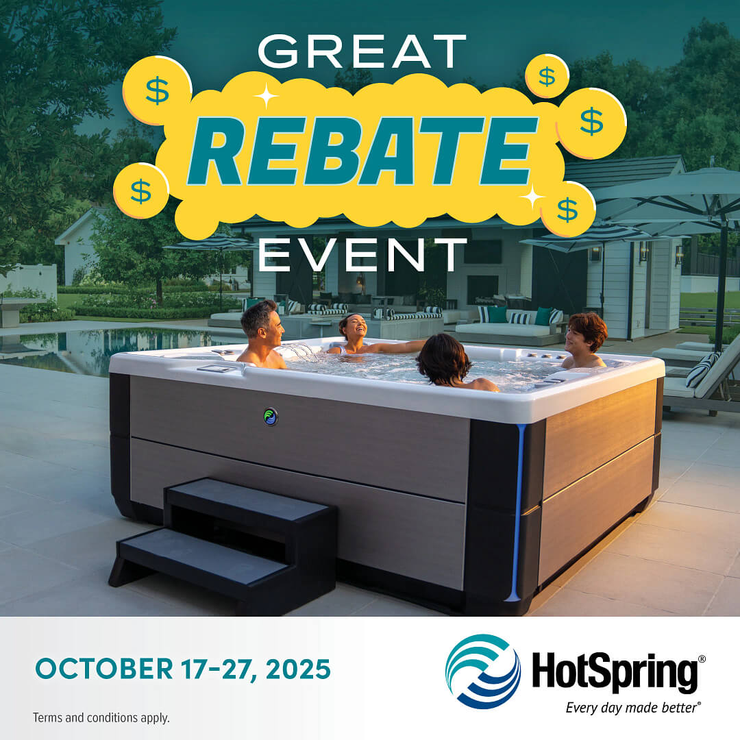 Hot Spring Spas Great Rebate Event